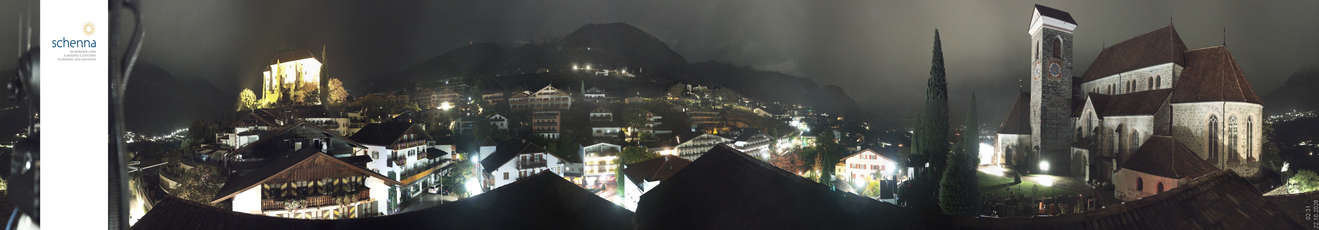 Archiv Foto Webcam Panoramablick Schenna