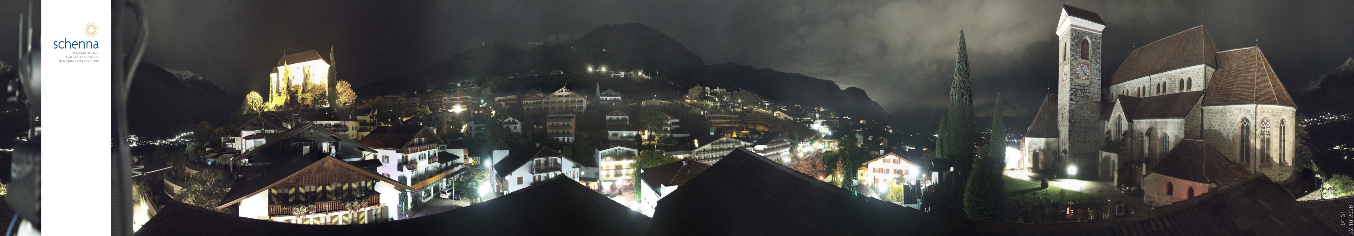 Archiv Foto Webcam Panoramablick Schenna