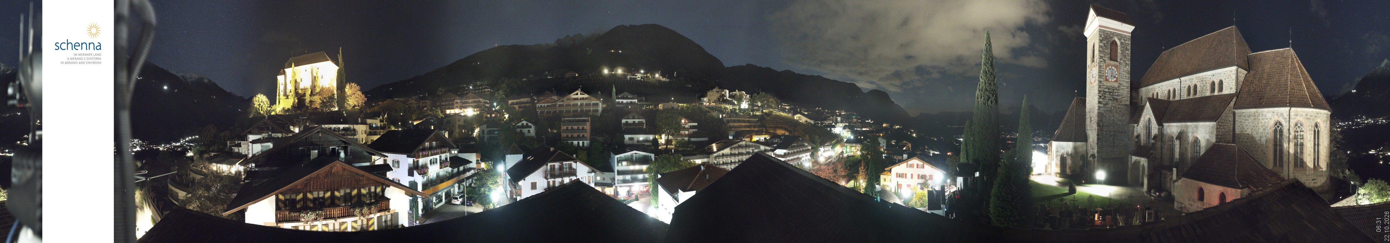 Archiv Foto Webcam Panoramablick Schenna