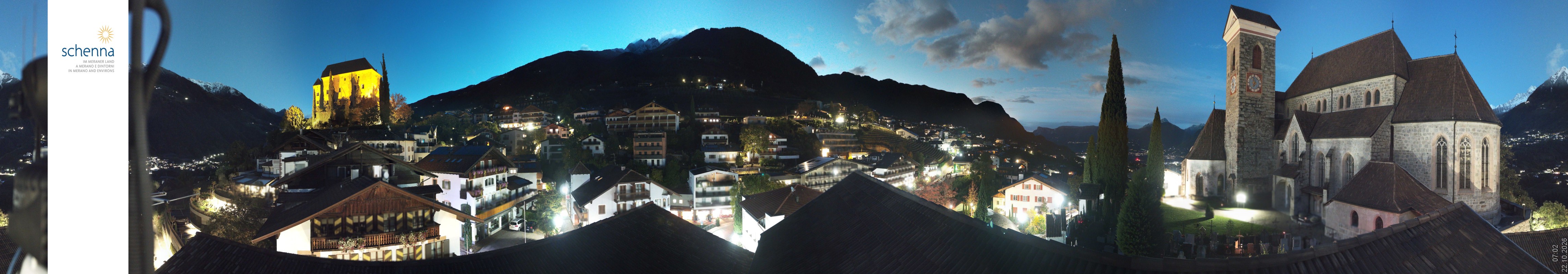 Archiv Foto Webcam Panoramablick Schenna