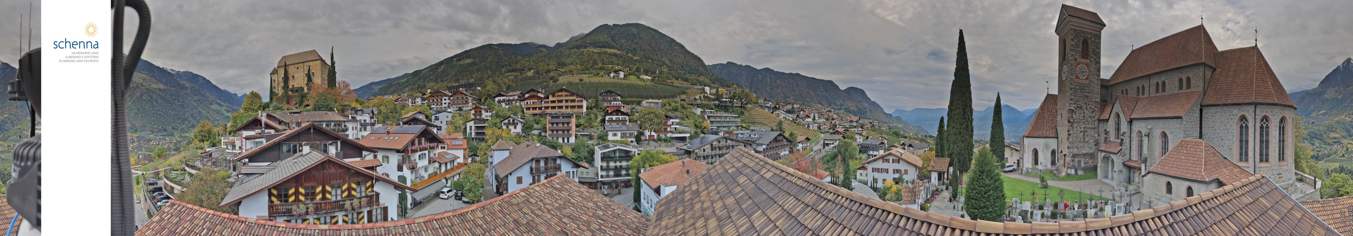 Archiv Foto Webcam Panoramablick Schenna