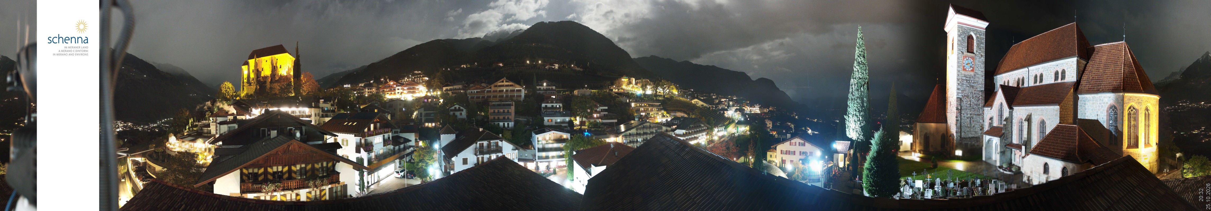 Archiv Foto Webcam Panoramablick Schenna