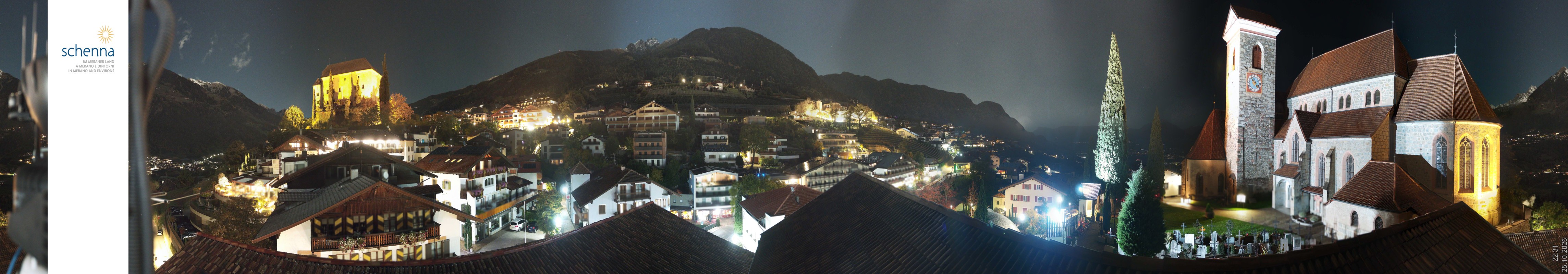 Archiv Foto Webcam Panoramablick Schenna