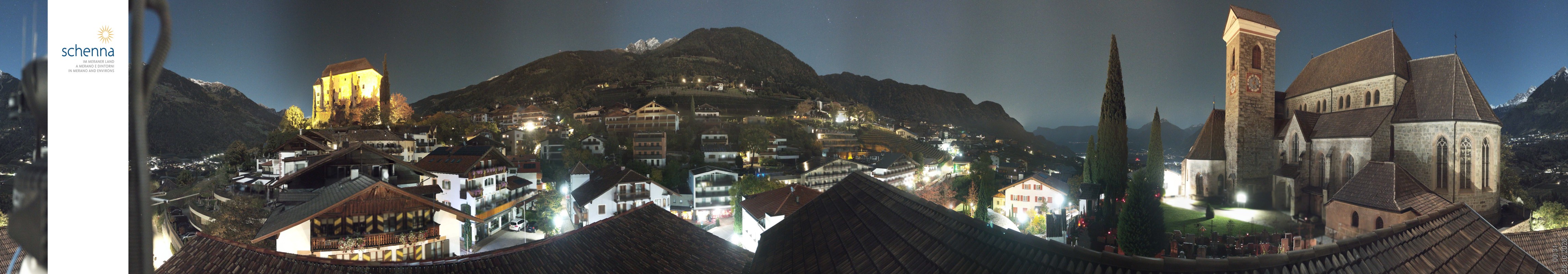Archiv Foto Webcam Panoramablick Schenna