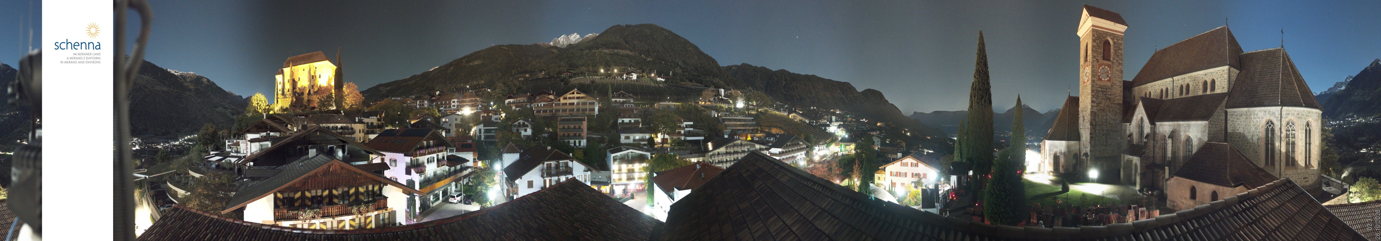 Archiv Foto Webcam Panoramablick Schenna