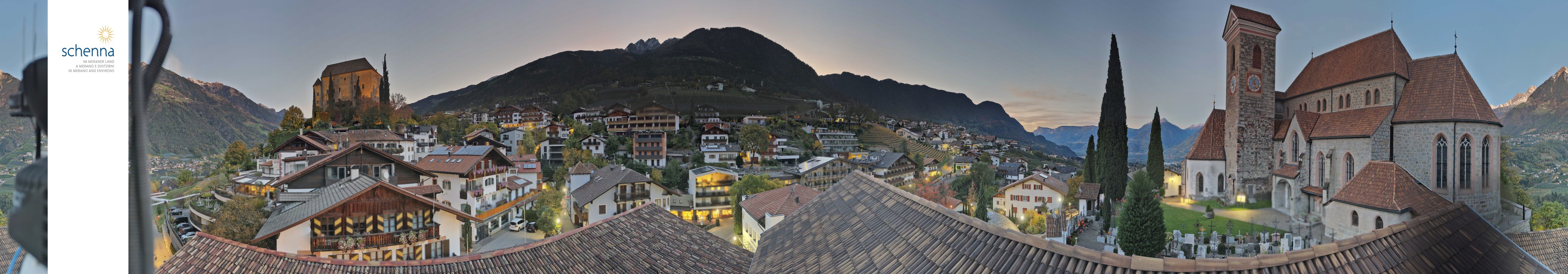 Archiv Foto Webcam Panoramablick Schenna