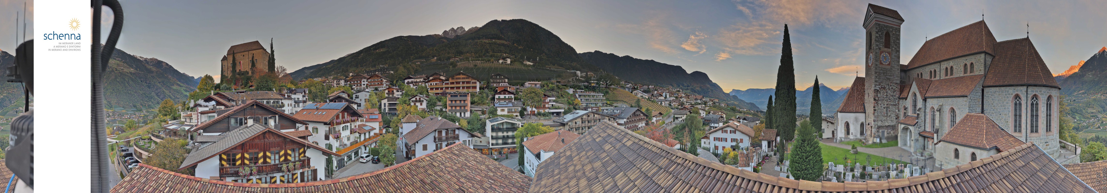 Archiv Foto Webcam Panoramablick Schenna