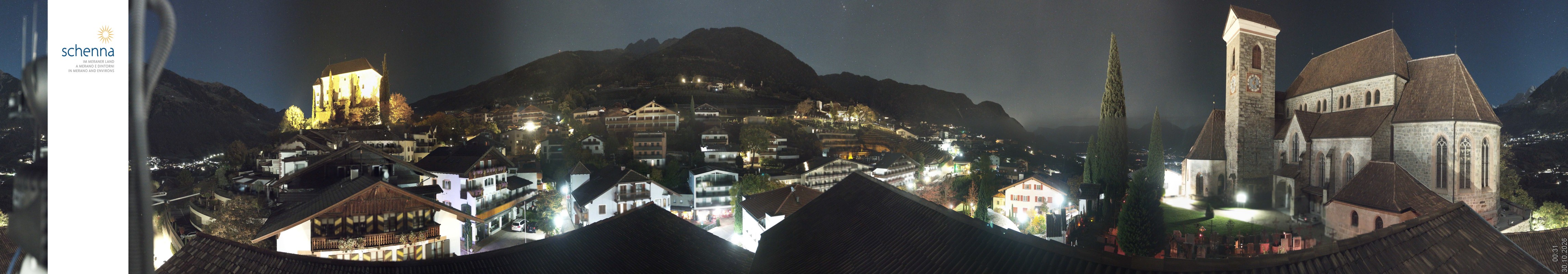Archiv Foto Webcam Panoramablick Schenna