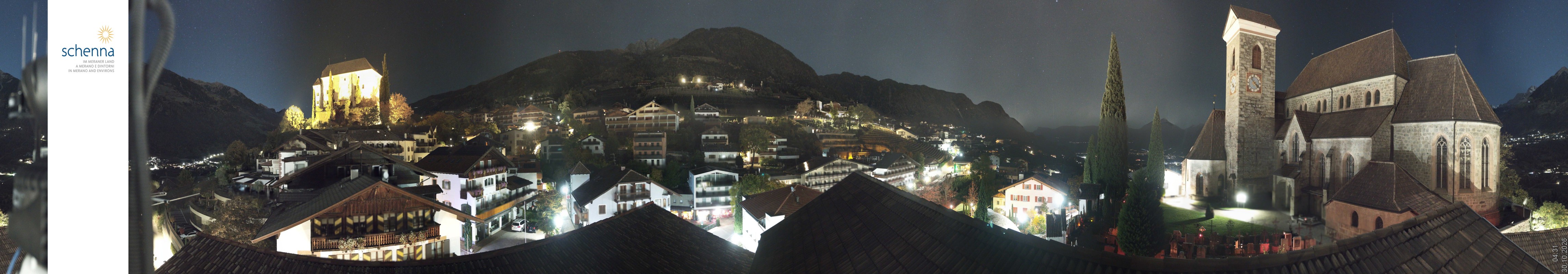 Archiv Foto Webcam Panoramablick Schenna