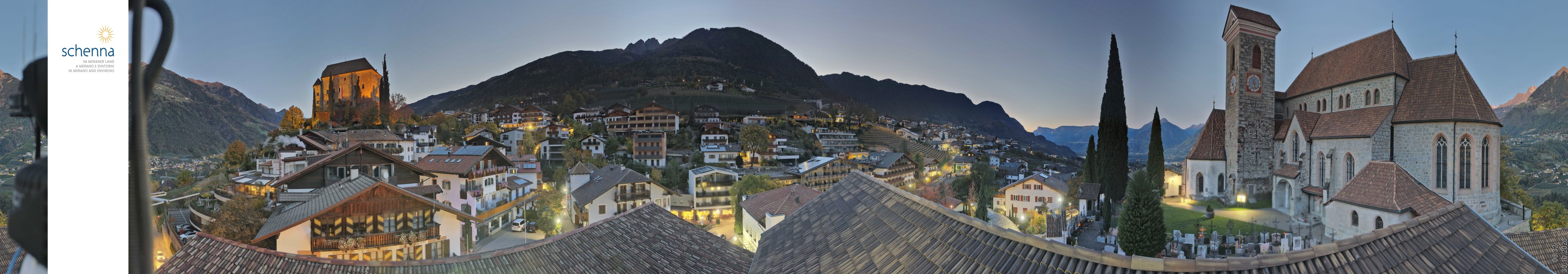 Archiv Foto Webcam Panoramablick Schenna