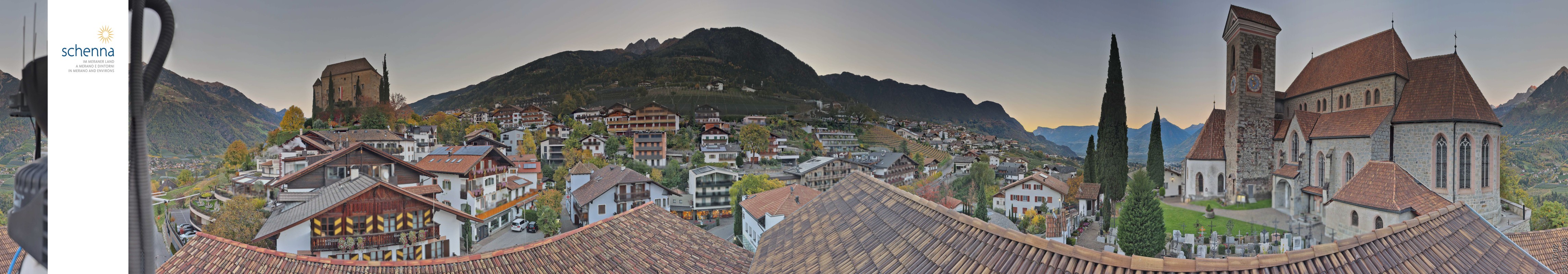 Archiv Foto Webcam Panoramablick Schenna