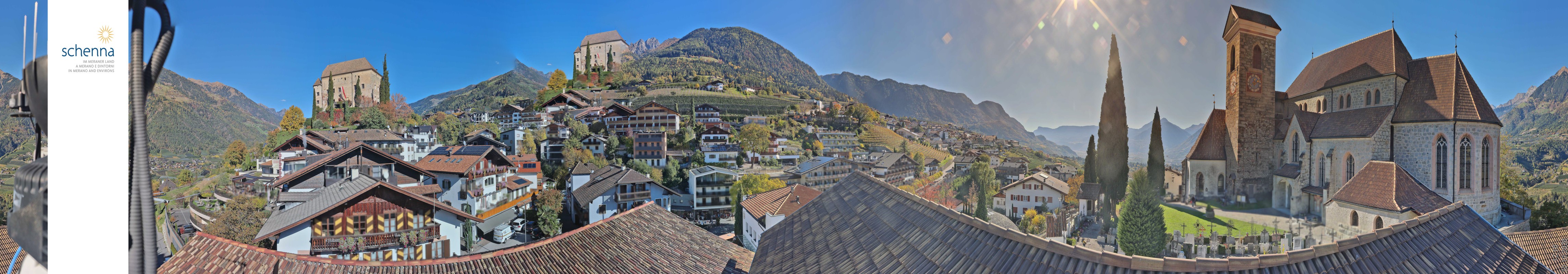 Archiv Foto Webcam Panoramablick Schenna