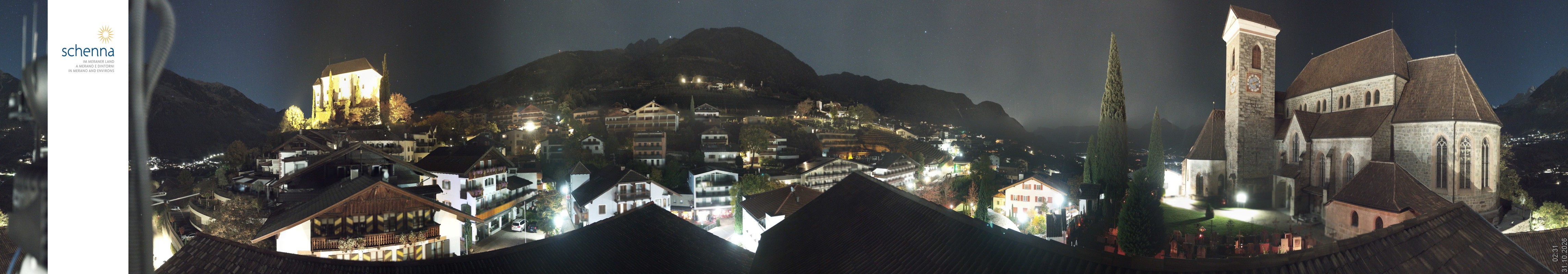 Archiv Foto Webcam Panoramablick Schenna