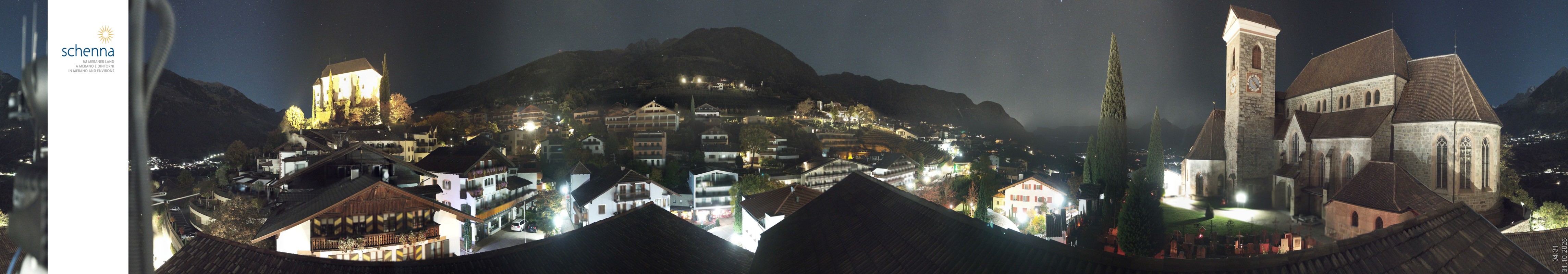Archiv Foto Webcam Panoramablick Schenna