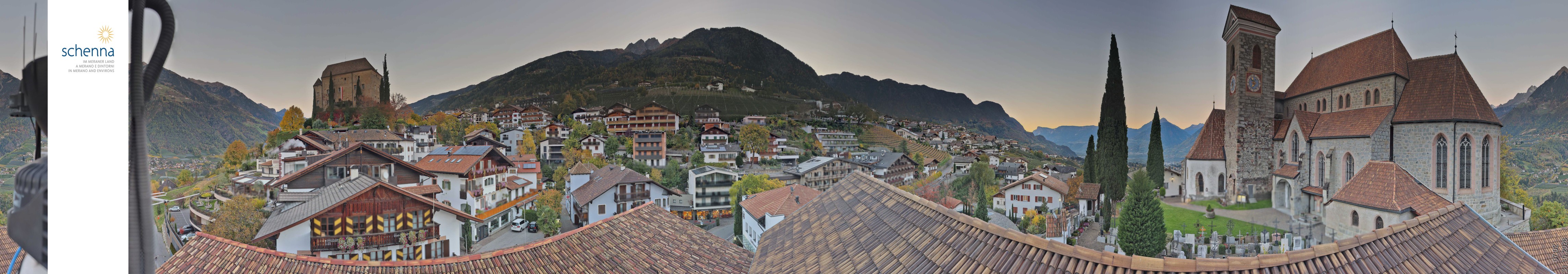 Archiv Foto Webcam Panoramablick Schenna
