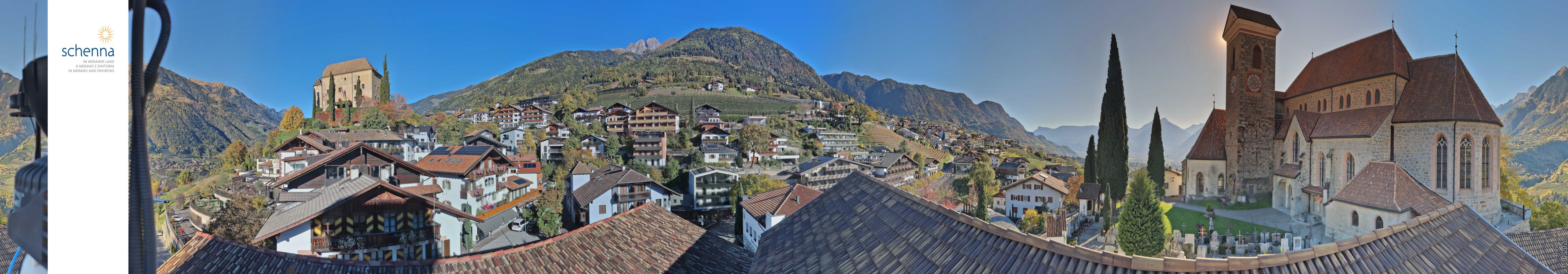 Archiv Foto Webcam Panoramablick Schenna