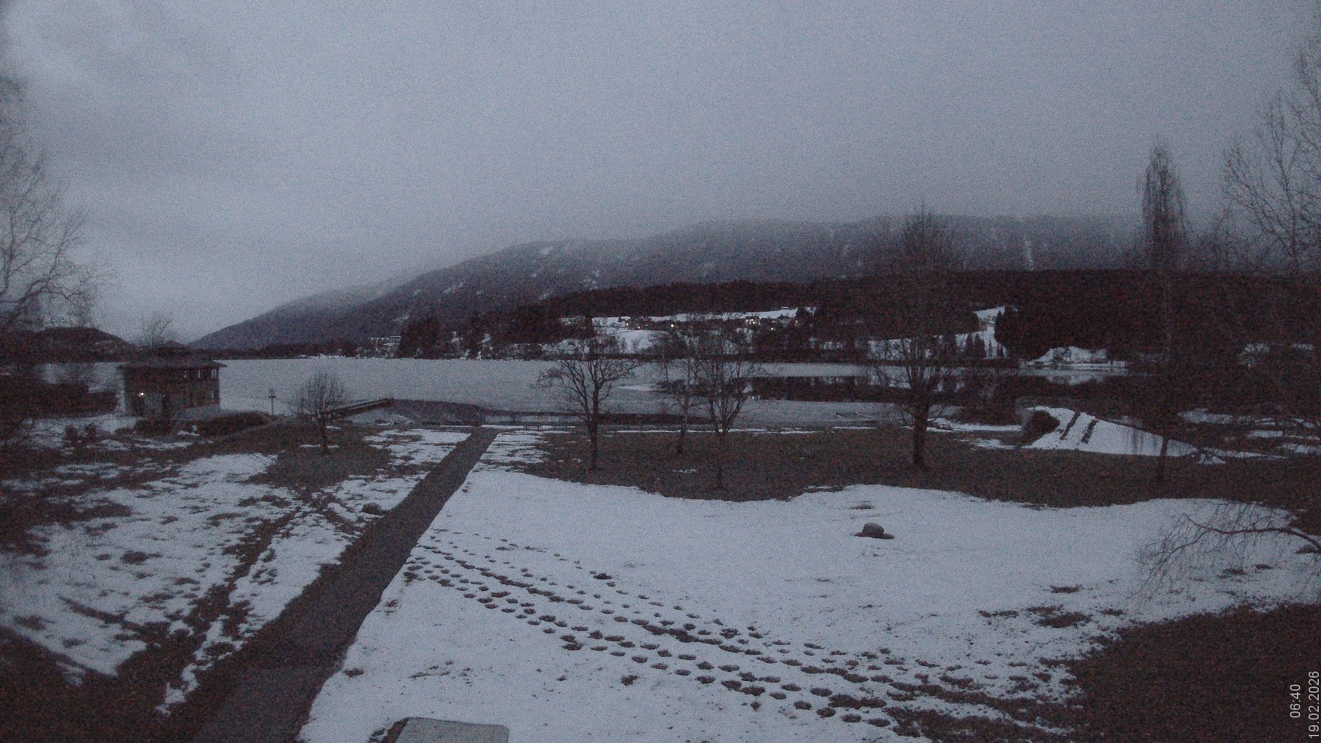 Archiv Foto Webcam am Strandbad Hermagor am Pressegger See in Kärnten - Österreich.