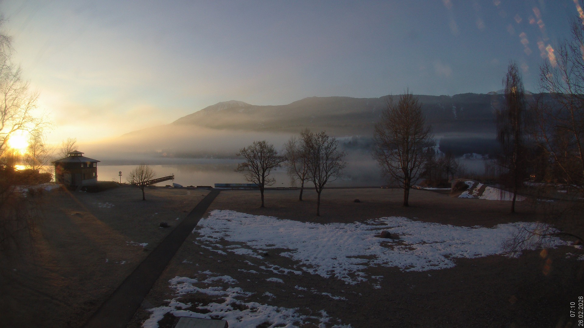 Archived image Webcam View of Lake Pressegger See