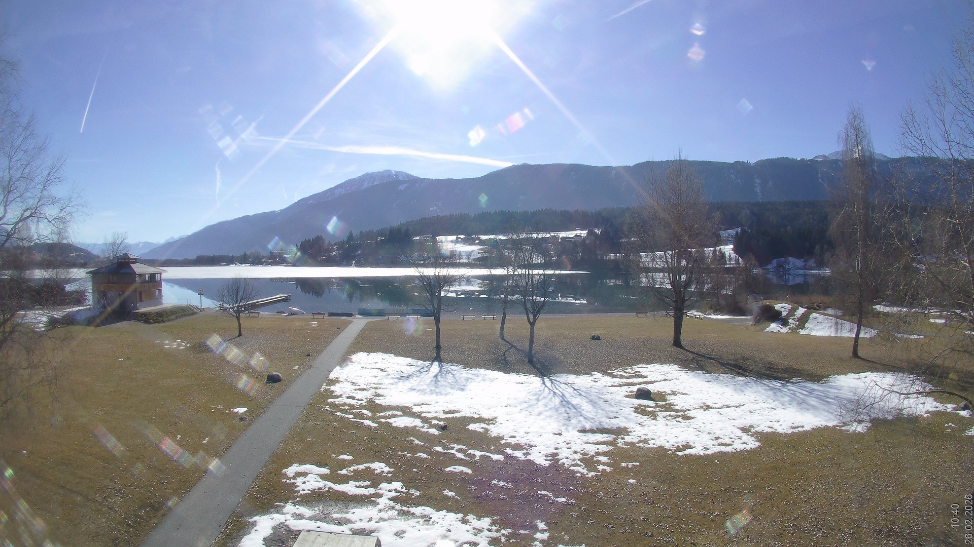 Archived image Webcam View of Lake Pressegger See