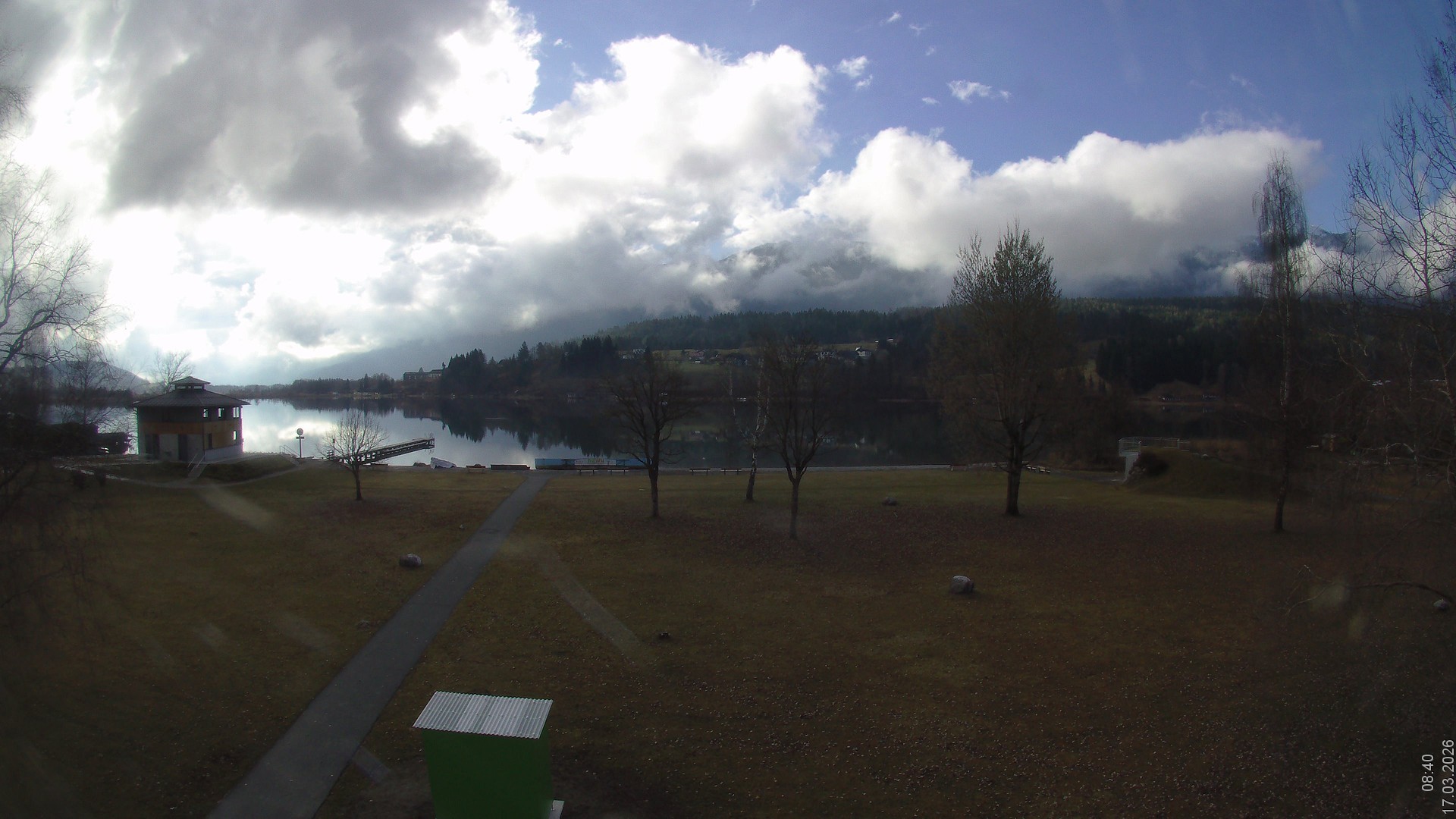 Archiv Foto Webcam am Strandbad Hermagor am Pressegger See in Kärnten - Österreich.