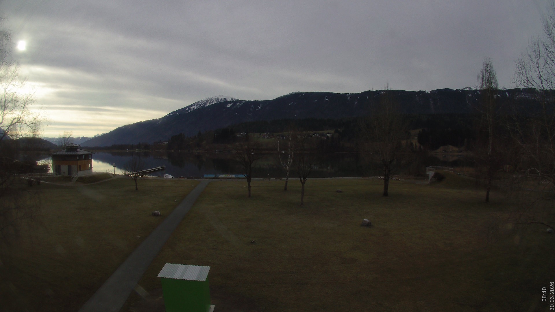 Archiv Foto Webcam am Strandbad Hermagor am Pressegger See in Kärnten - Österreich.
