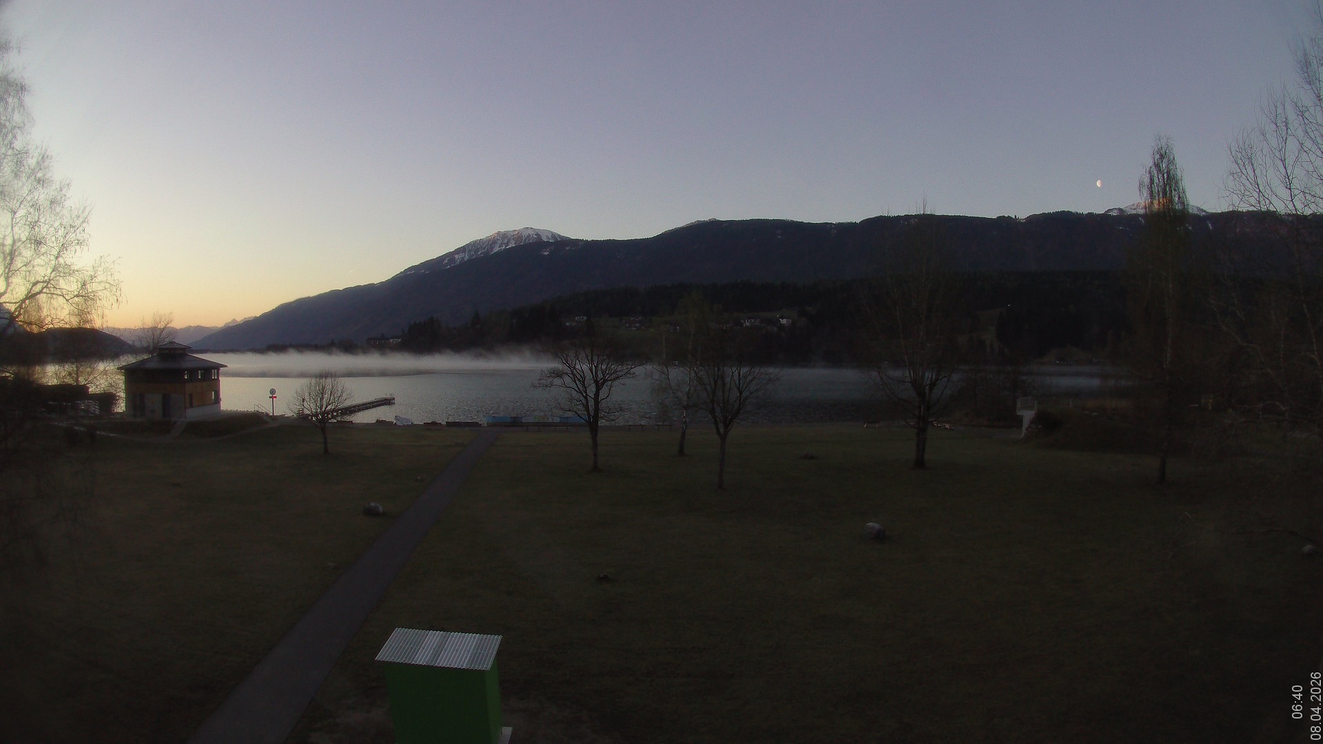 Archiv Foto Webcam am Strandbad Hermagor am Pressegger See in Kärnten - Österreich.