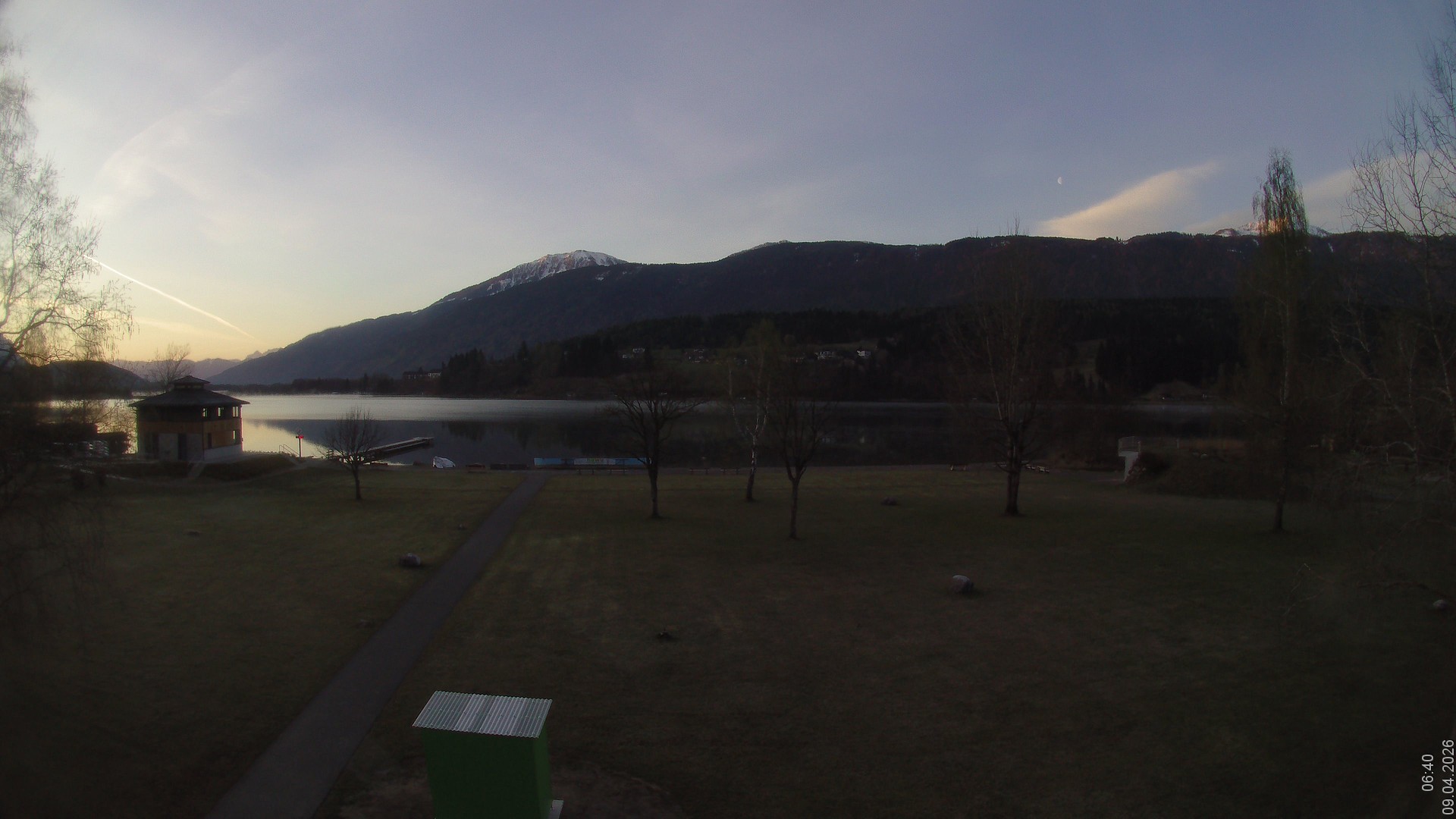 Archiv Foto Webcam am Strandbad Hermagor am Pressegger See in Kärnten - Österreich.