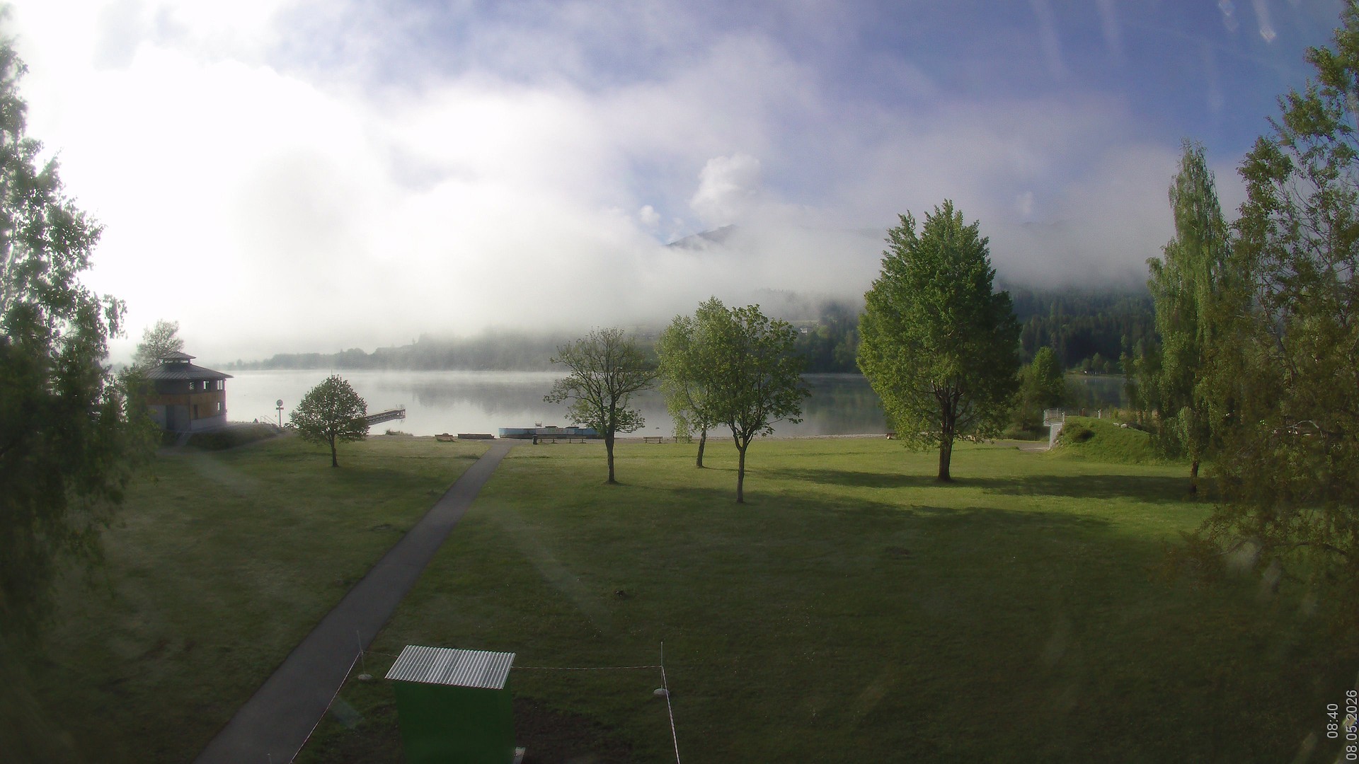 Archived image Webcam View of Lake Pressegger See