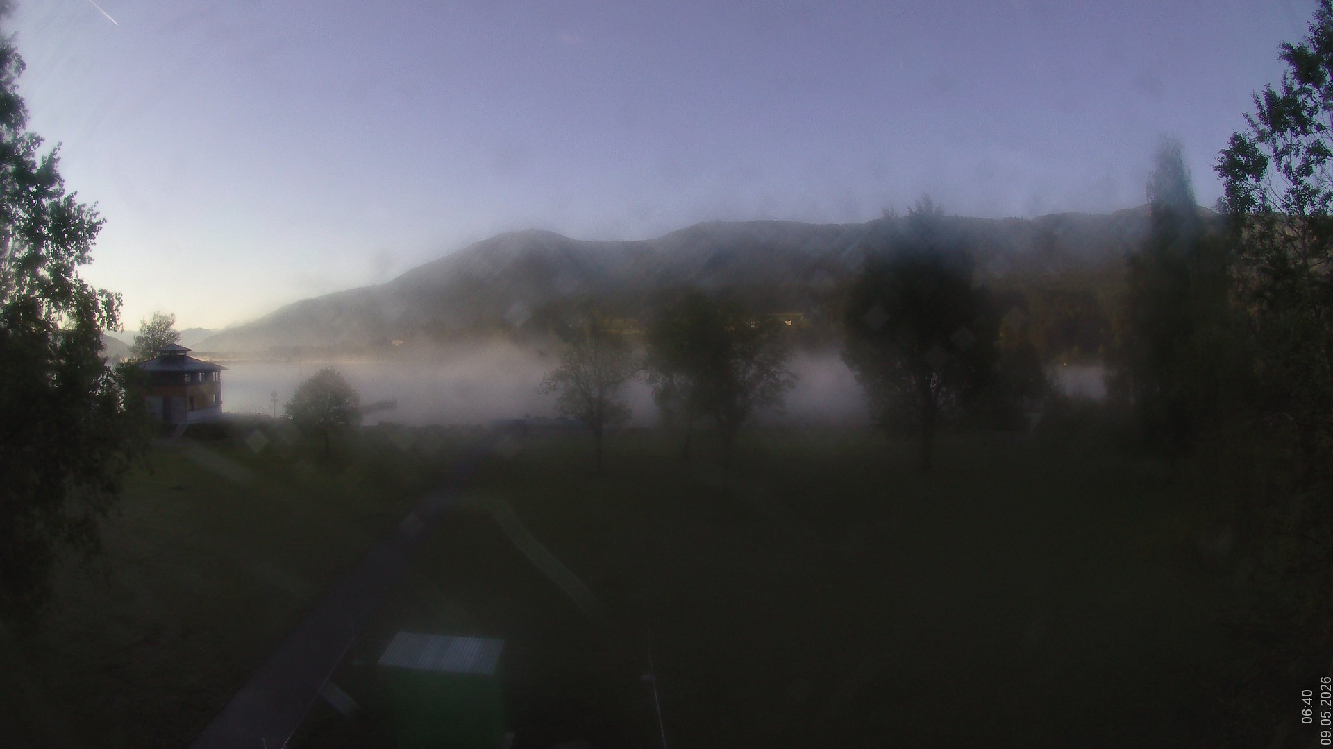 Archiv Foto Webcam am Strandbad Hermagor am Pressegger See in Kärnten - Österreich.