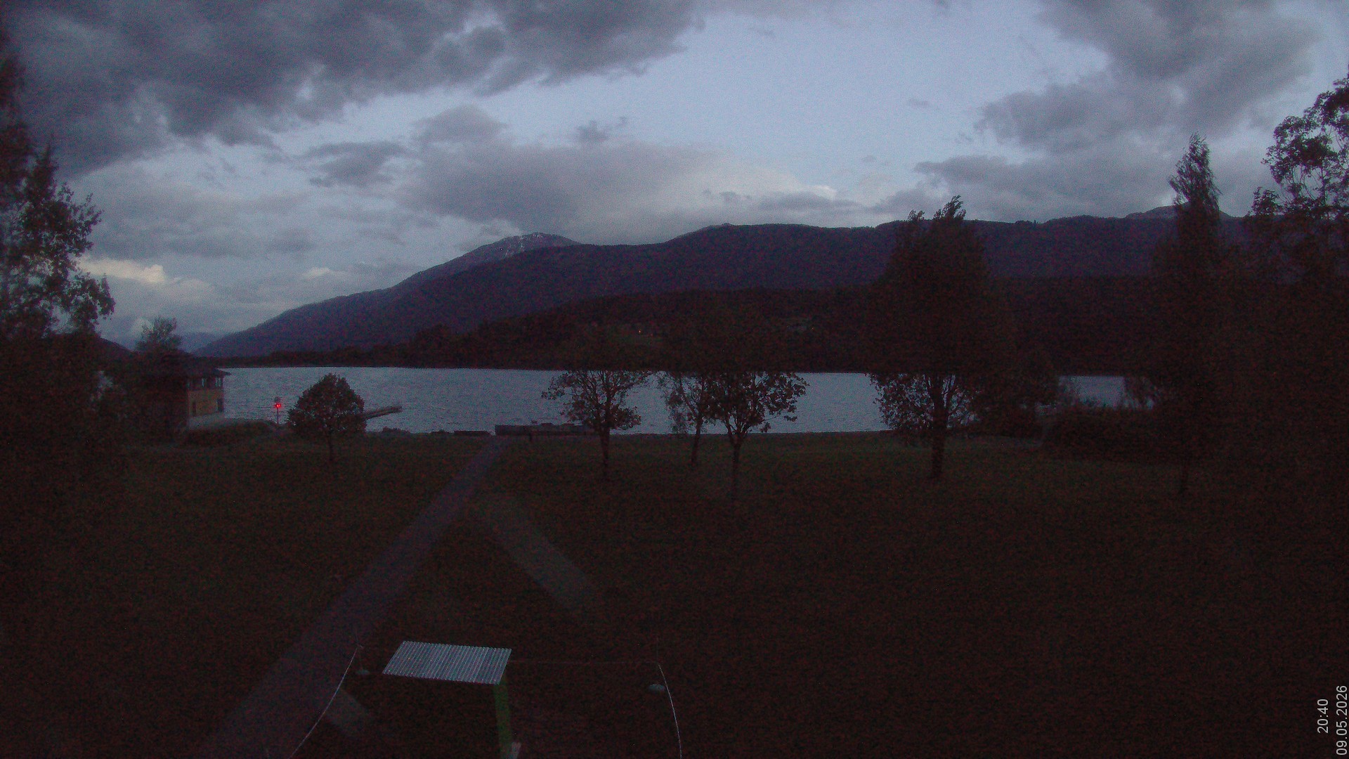 Archiv Foto Webcam am Strandbad Hermagor am Pressegger See in Kärnten - Österreich.