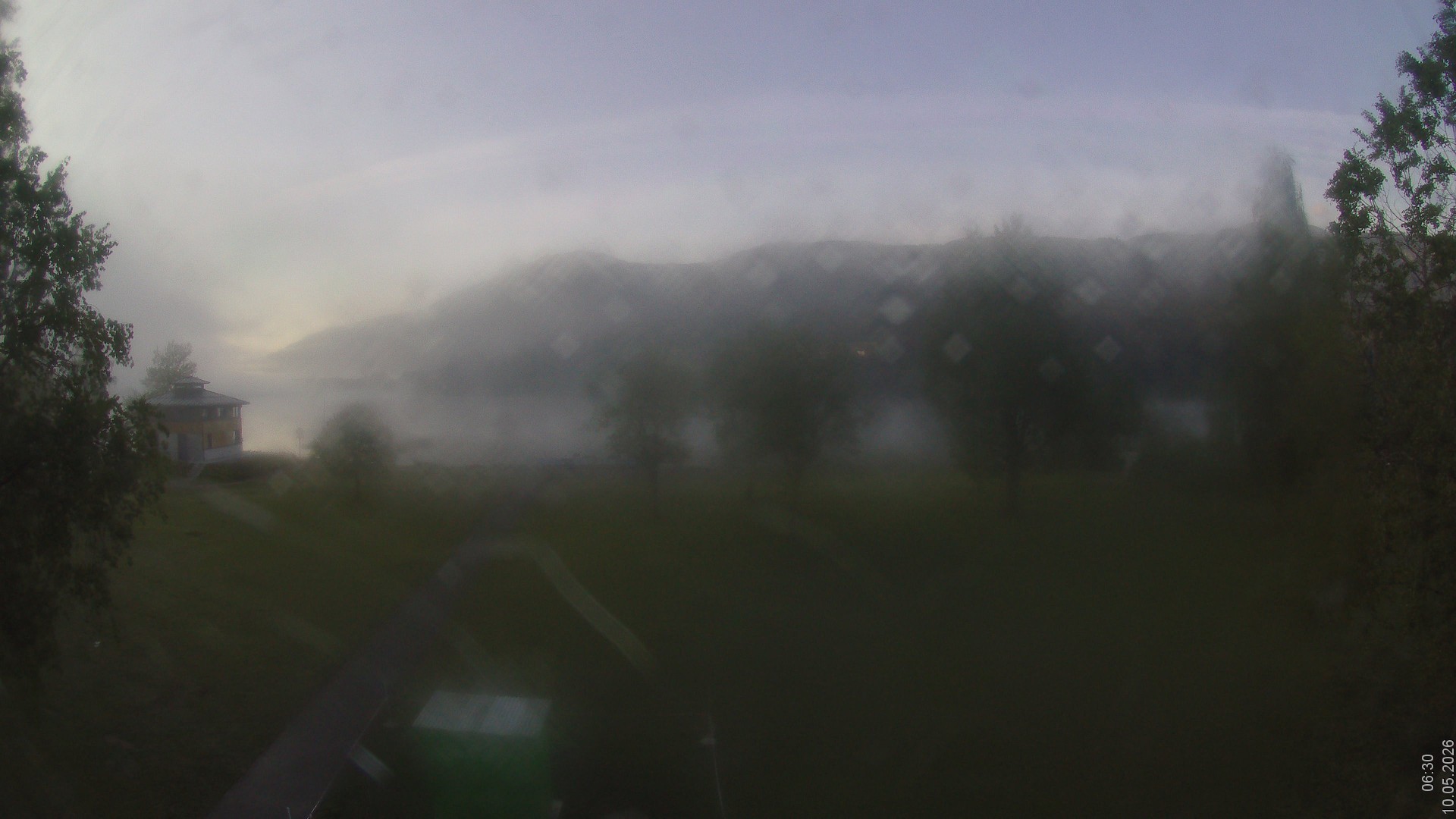 Archiv Foto Webcam am Strandbad Hermagor am Pressegger See in Kärnten - Österreich.