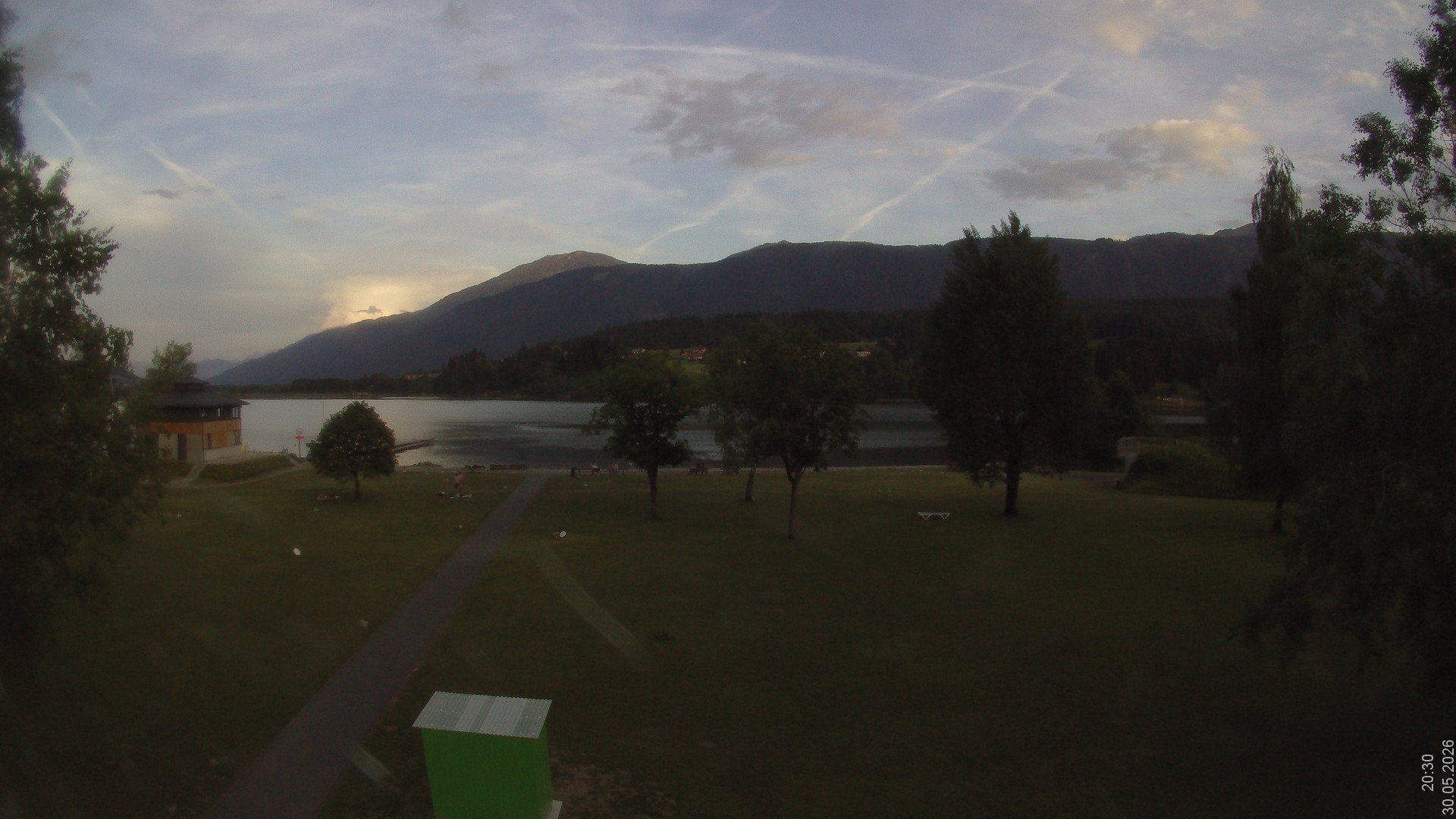 Archiv Foto Webcam am Strandbad Hermagor am Pressegger See in Kärnten - Österreich.