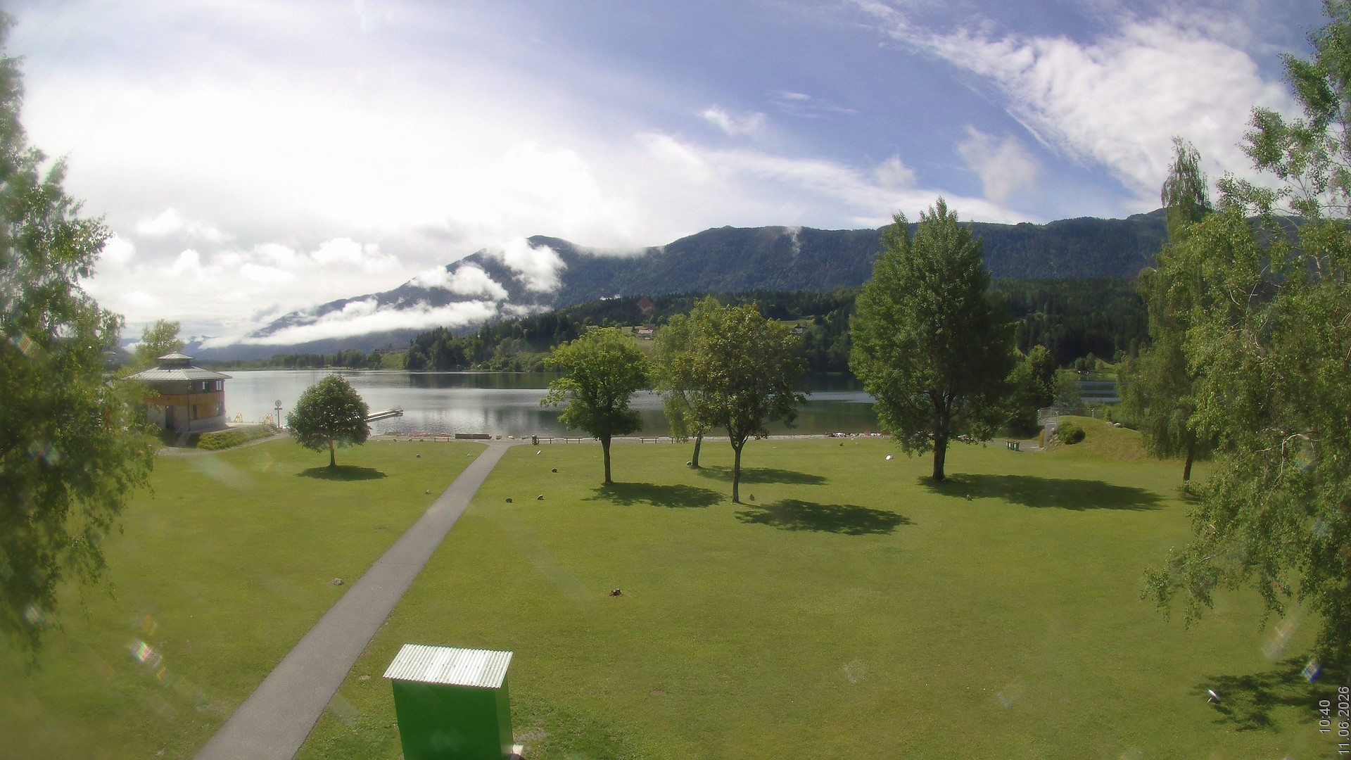 Archived image Webcam View of Lake Pressegger See