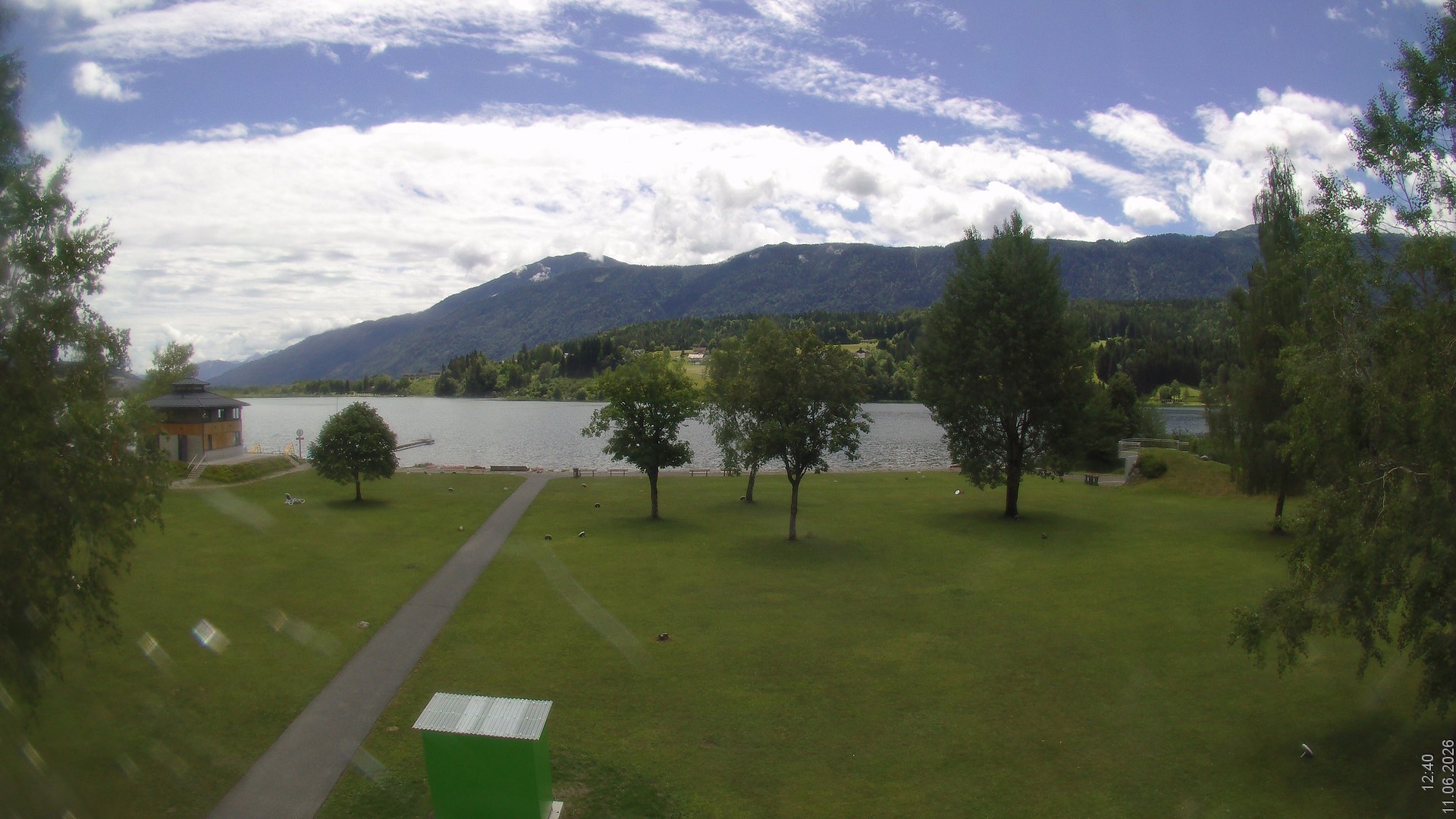 Archived image Webcam View of Lake Pressegger See