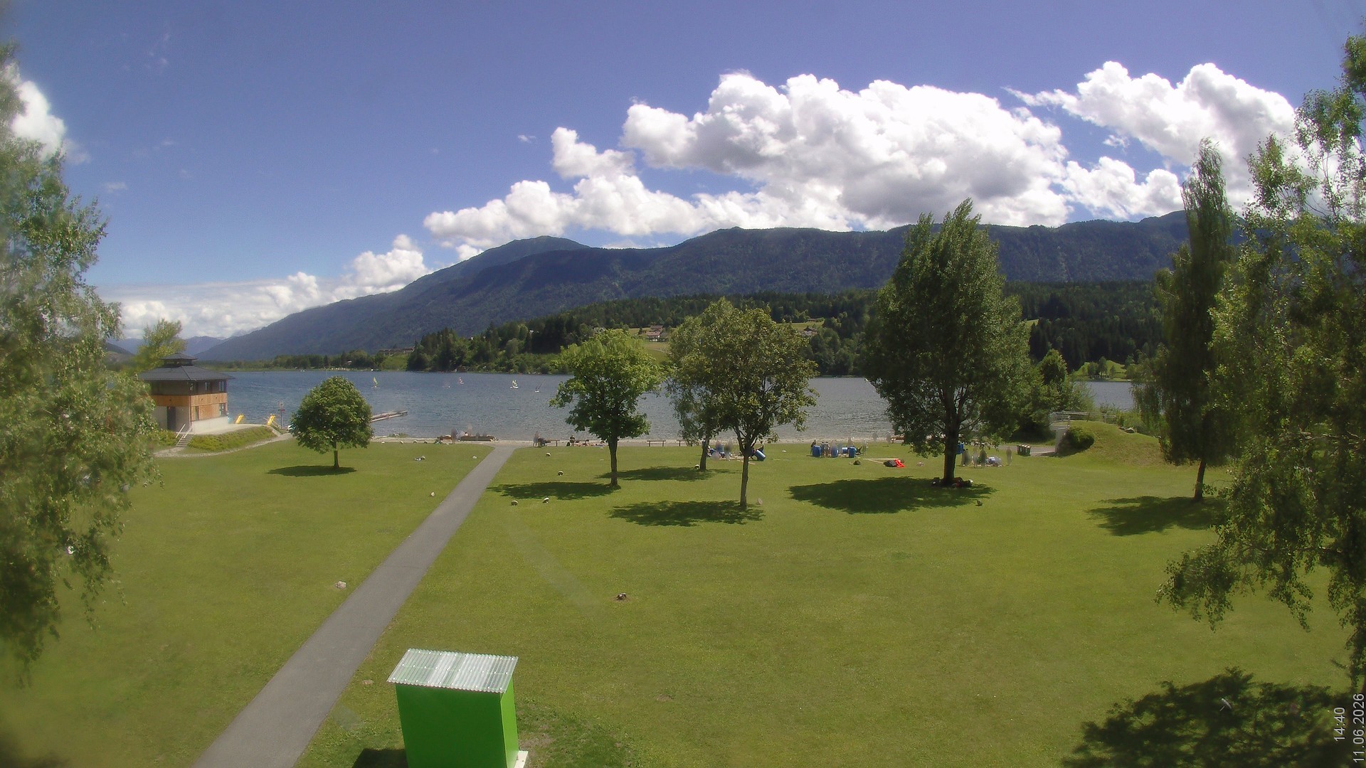 Archived image Webcam View of Lake Pressegger See