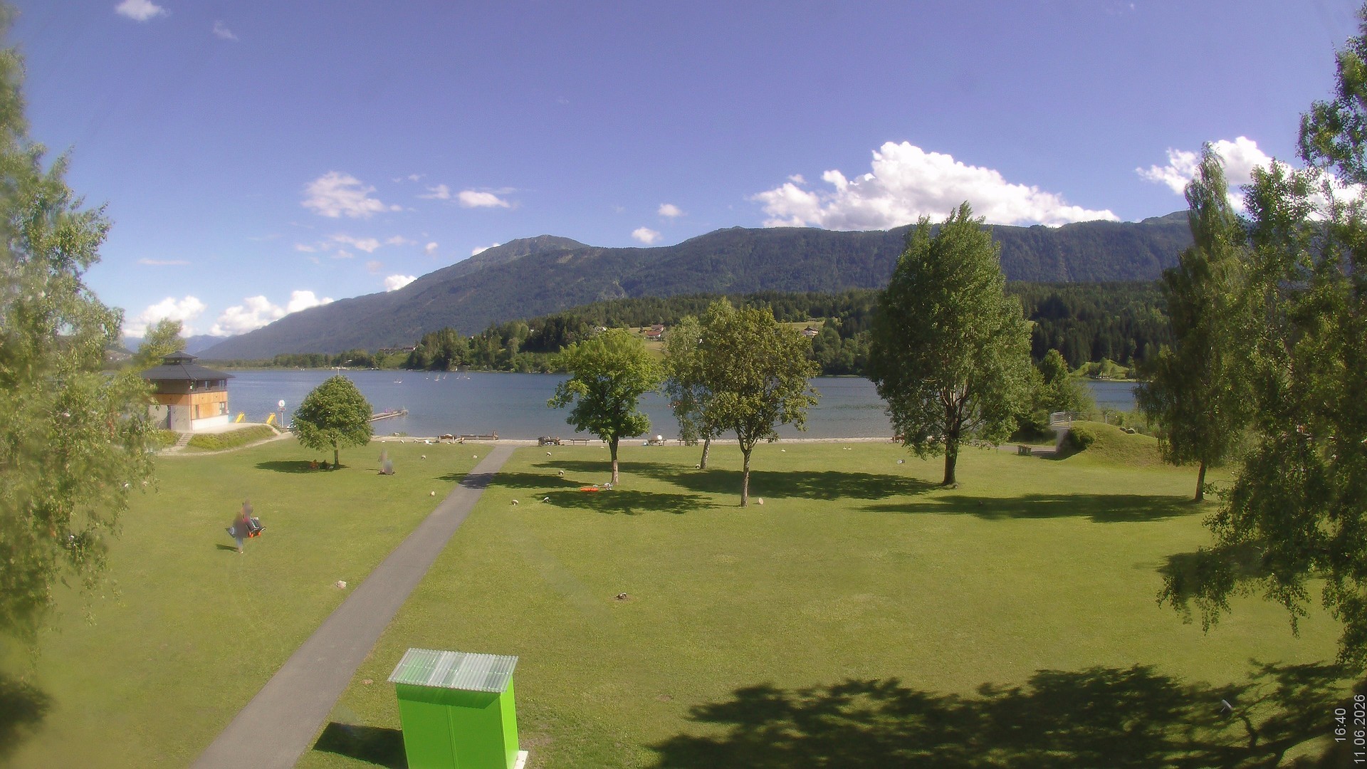 Archived image Webcam View of Lake Pressegger See