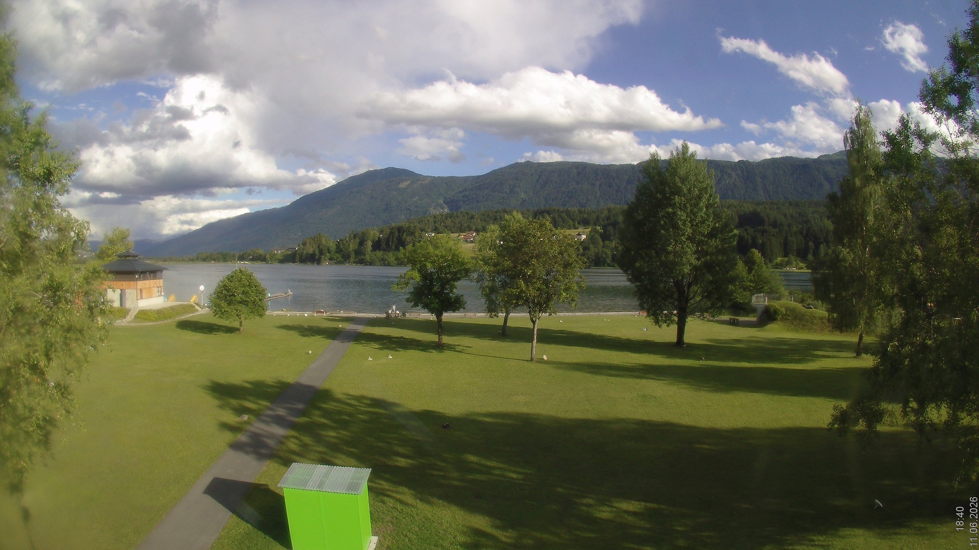 Archived image Webcam View of Lake Pressegger See