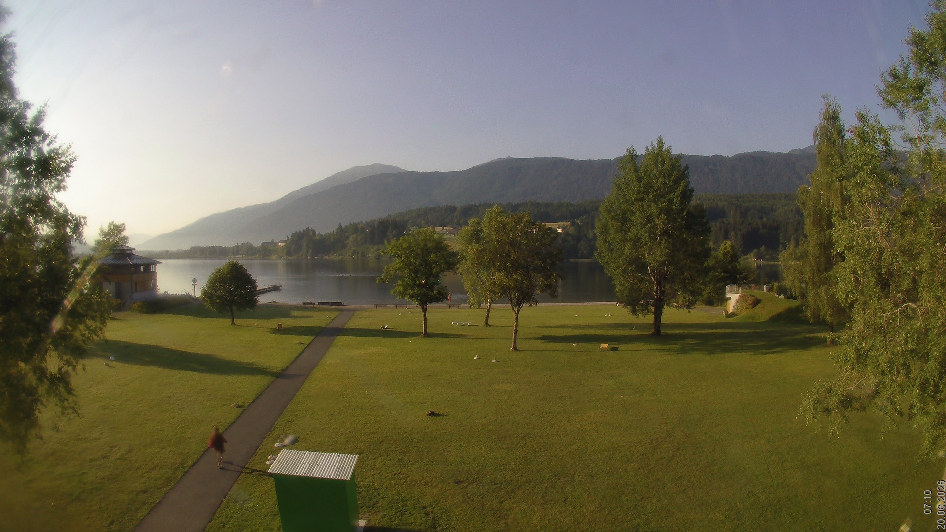 Archived image Webcam View of Lake Pressegger See