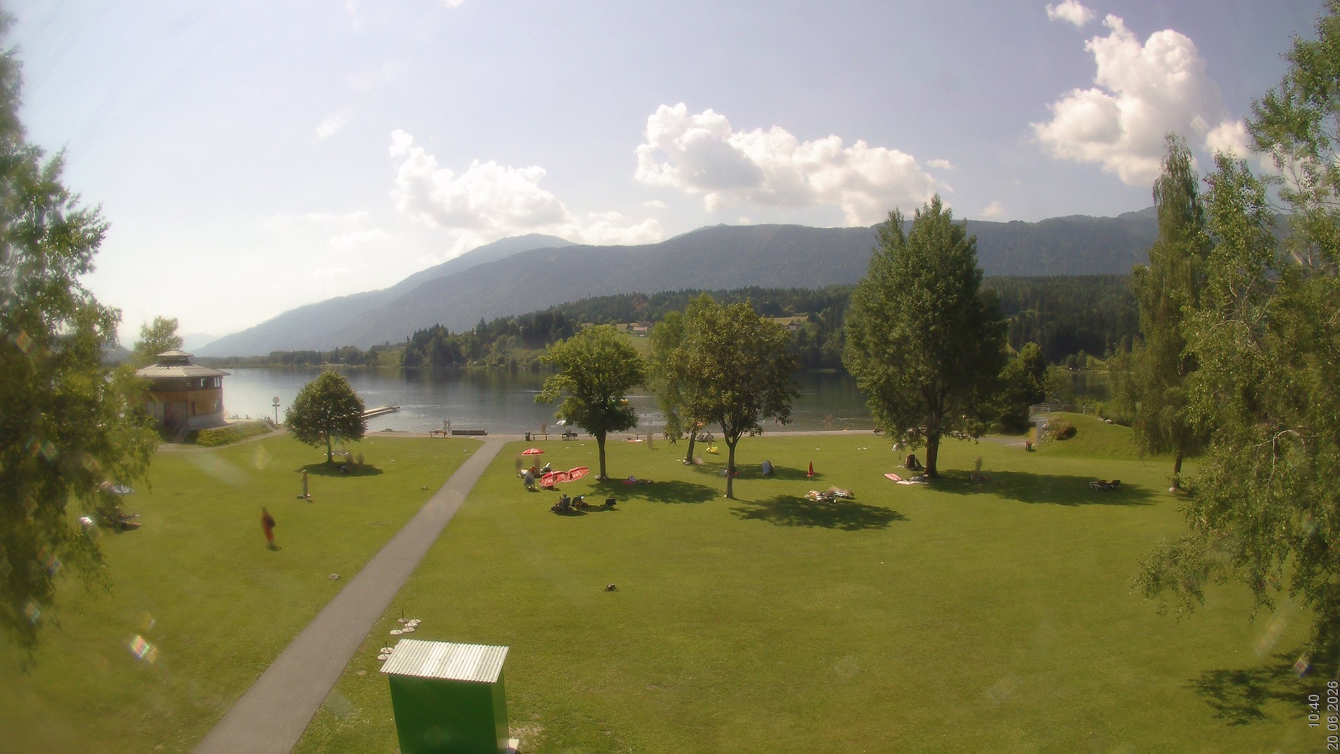 Archived image Webcam View of Lake Pressegger See
