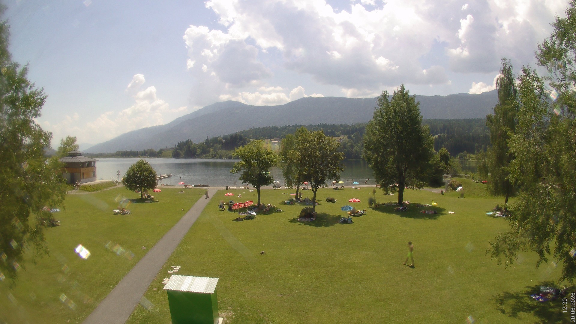 Archived image Webcam View of Lake Pressegger See