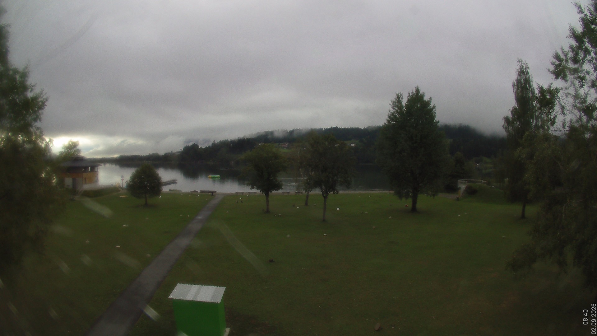 Archiv Foto Webcam am Strandbad Hermagor am Pressegger See in Kärnten - Österreich.
