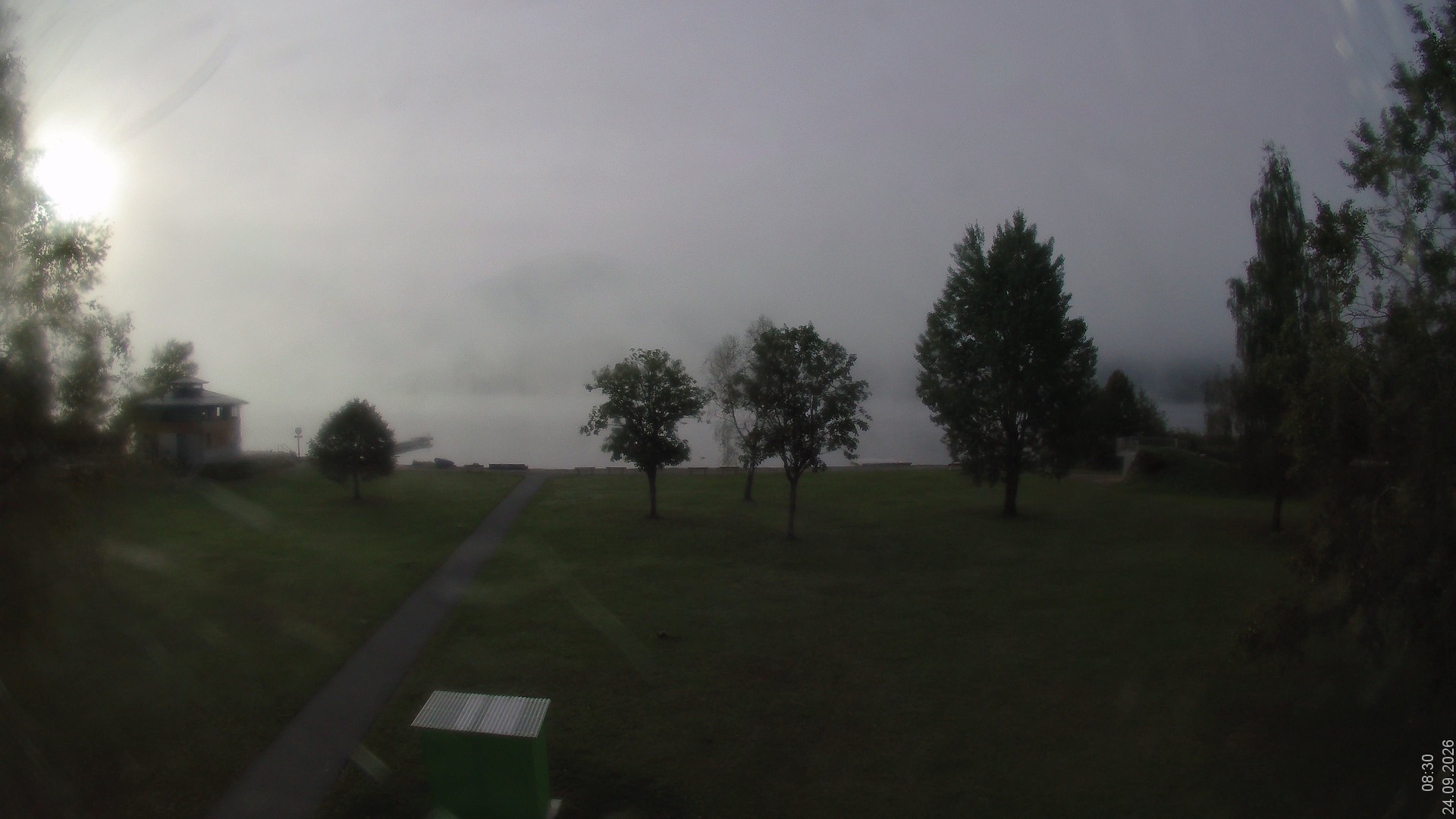 Archiv Foto Webcam am Strandbad Hermagor am Pressegger See in Kärnten - Österreich.