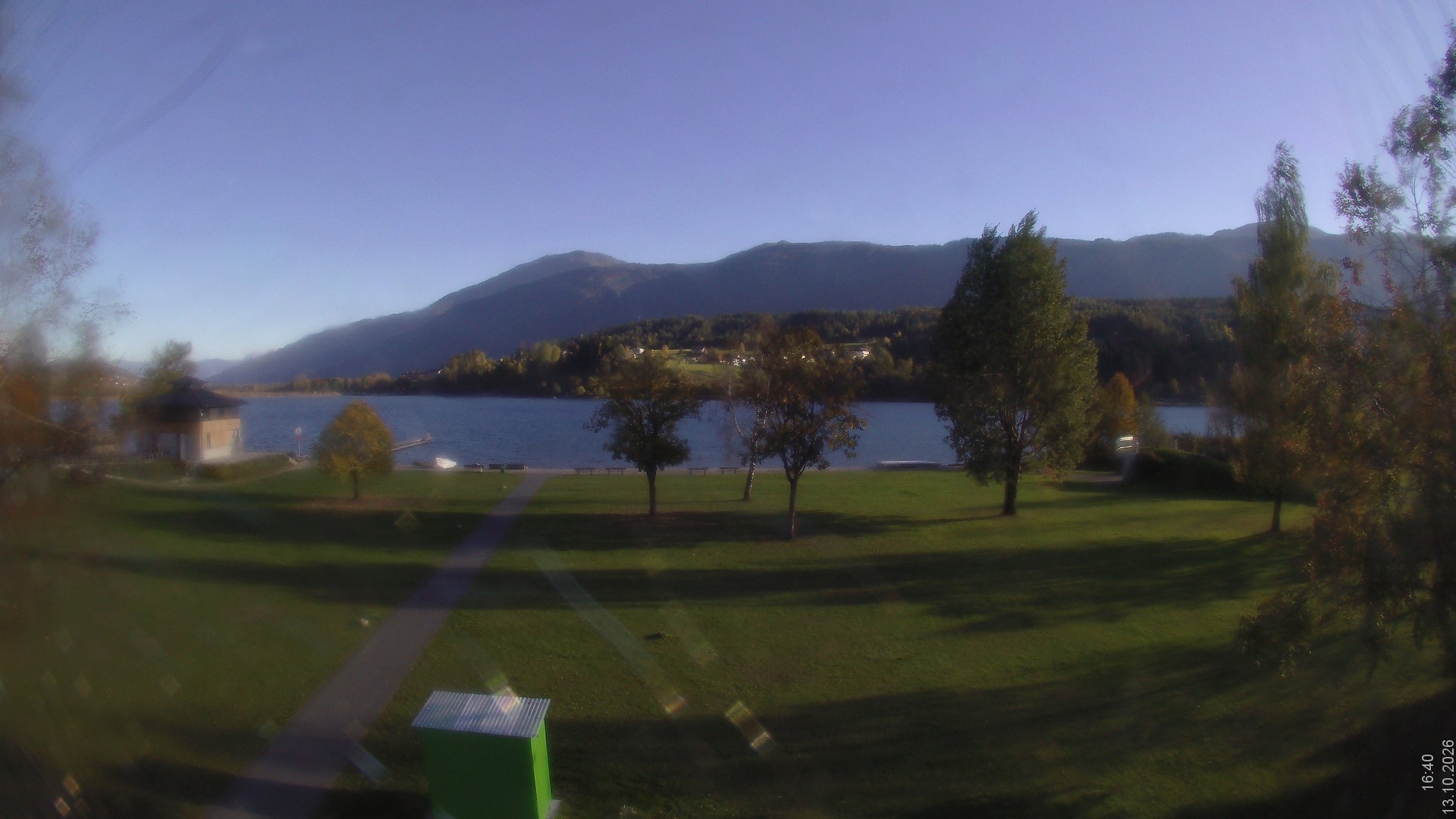 Archiv Foto Webcam am Strandbad Hermagor am Pressegger See in Kärnten - Österreich.