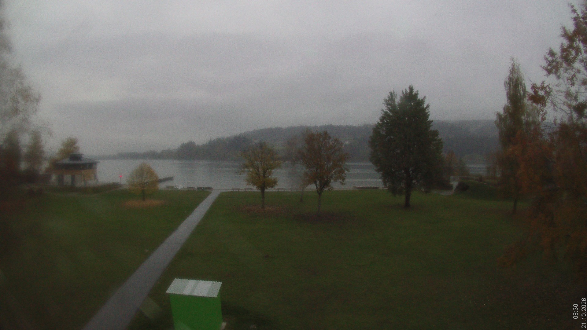 Archiv Foto Webcam am Strandbad Hermagor am Pressegger See in Kärnten - Österreich.