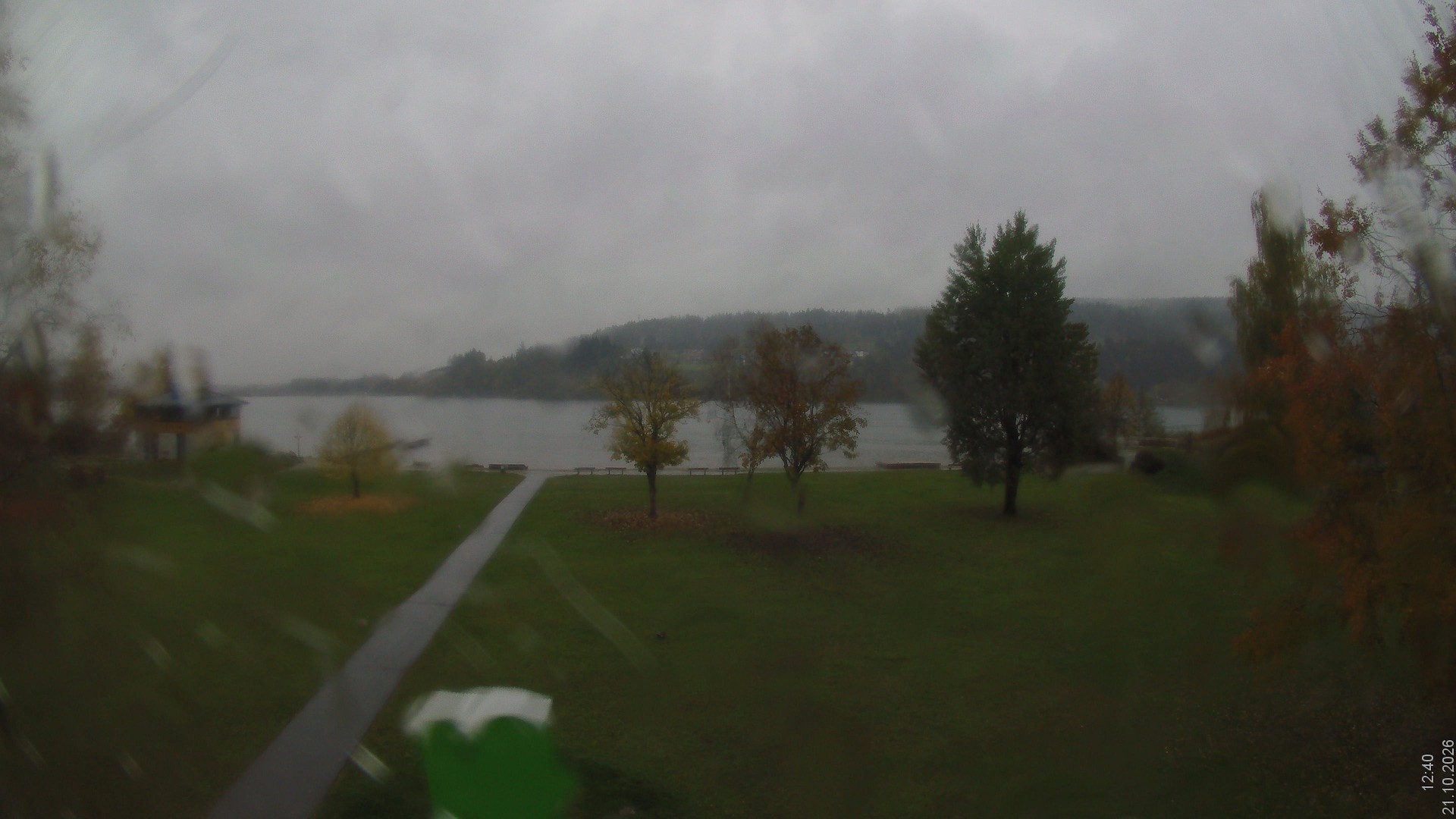 Archiv Foto Webcam am Strandbad Hermagor am Pressegger See in Kärnten - Österreich.
