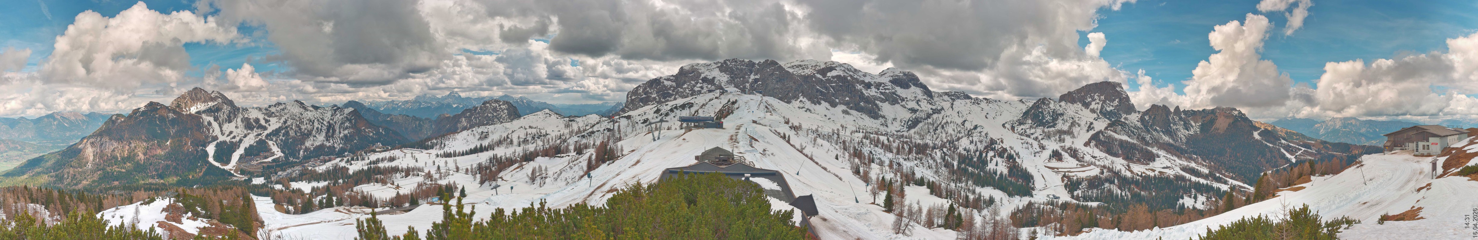 Archived image Webcam Tressdorfer Höhe - Panoramic View