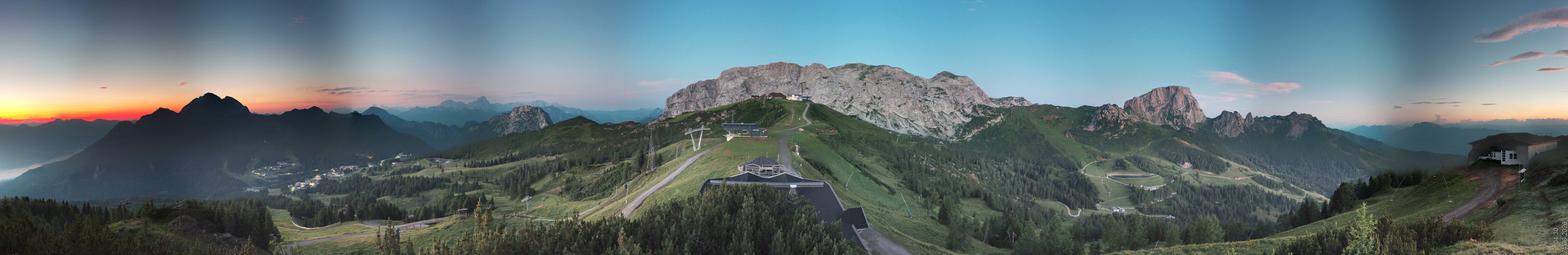 Archiv Foto Webcam Panoramablick Tressdorfer Höhe