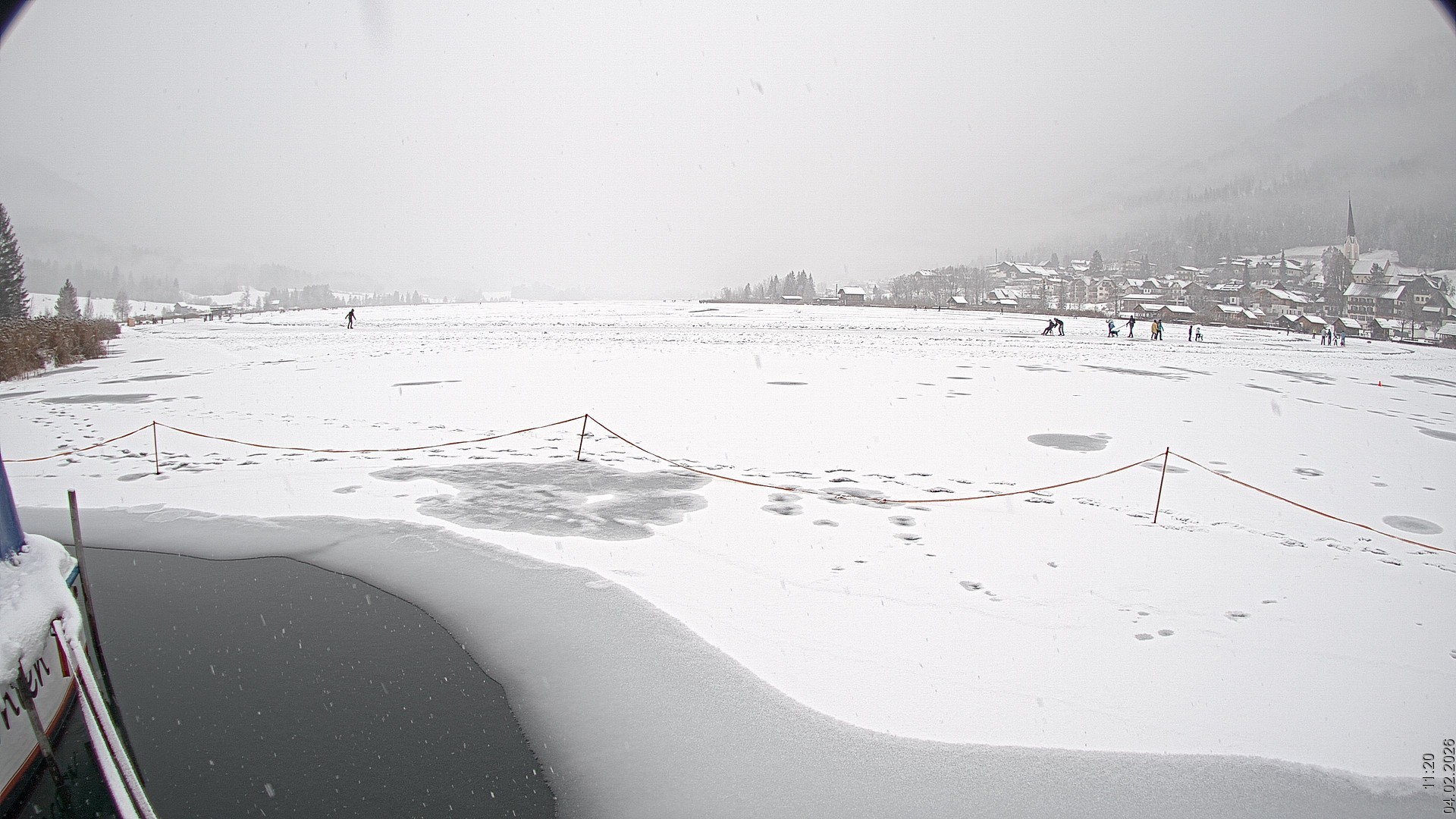 Archiv Foto Webcam Blick über den Weissensee in Kärnten