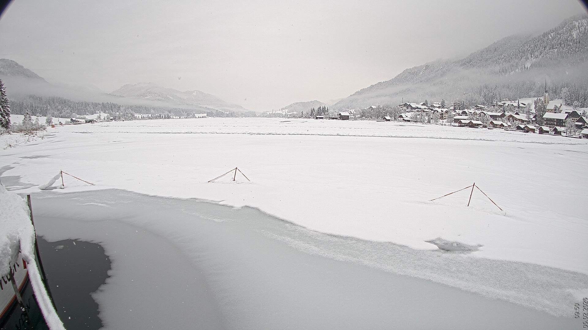 Archiv Foto Webcam Blick über den Weissensee in Kärnten