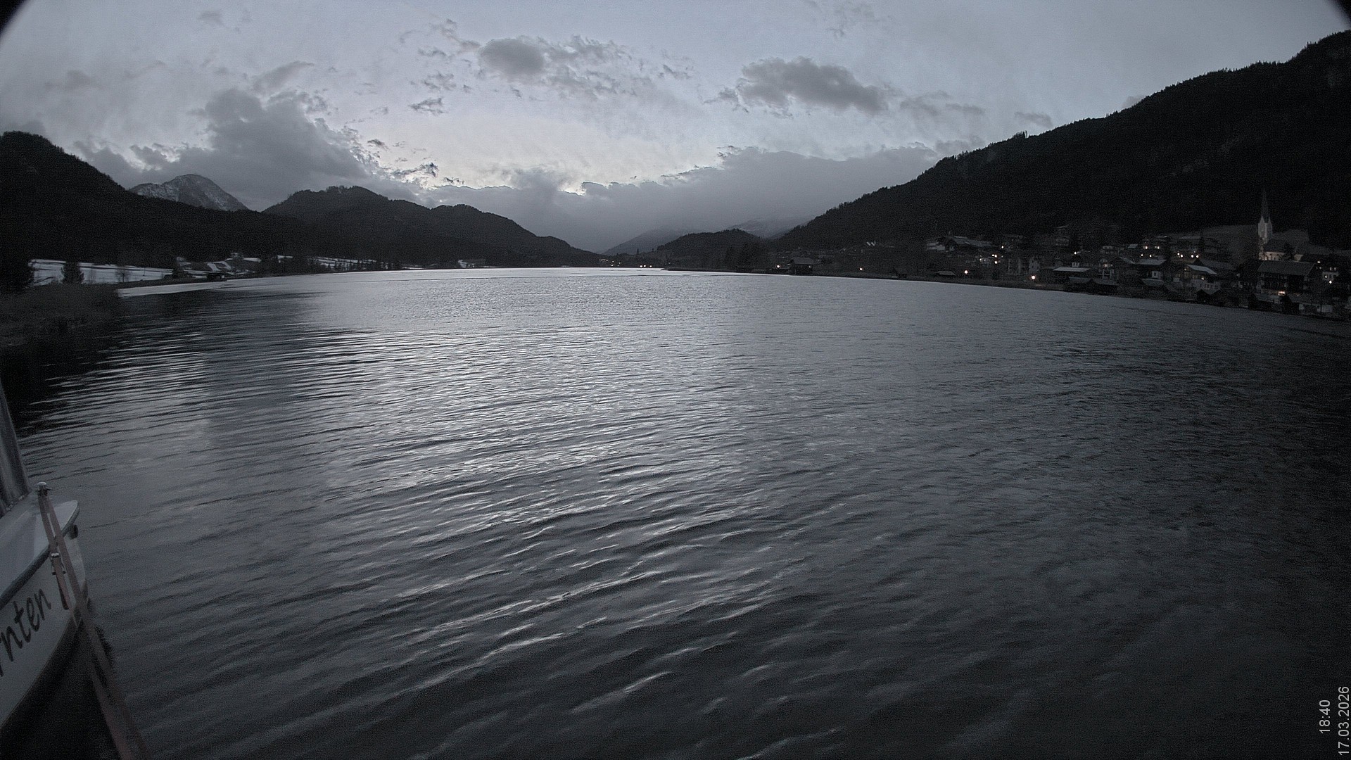 Archiv Foto Webcam Blick über den Weissensee in Kärnten